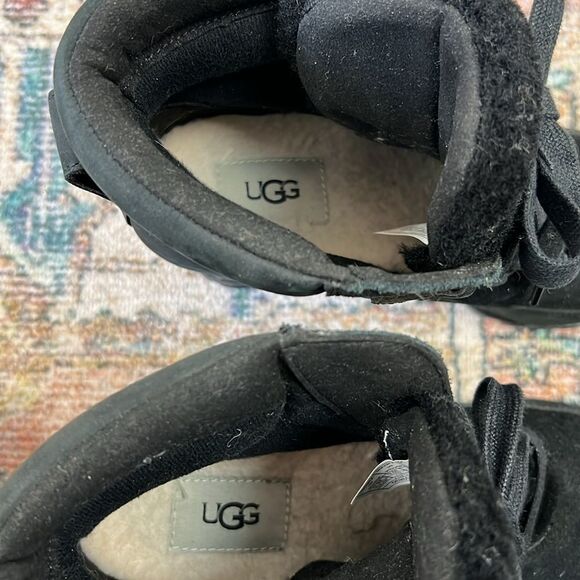 Ugg Valory Leather & Suede Wedge Ankle Boot Bootie 8.5 - Picture 11 of 14